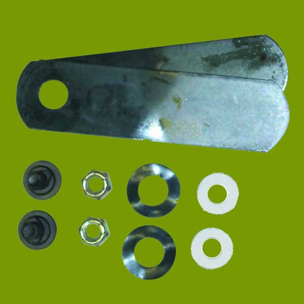 (image for) Victa Lawn Mower 18 Inch Swing Back Blade & Bolt Set CA09161S, BNC3240